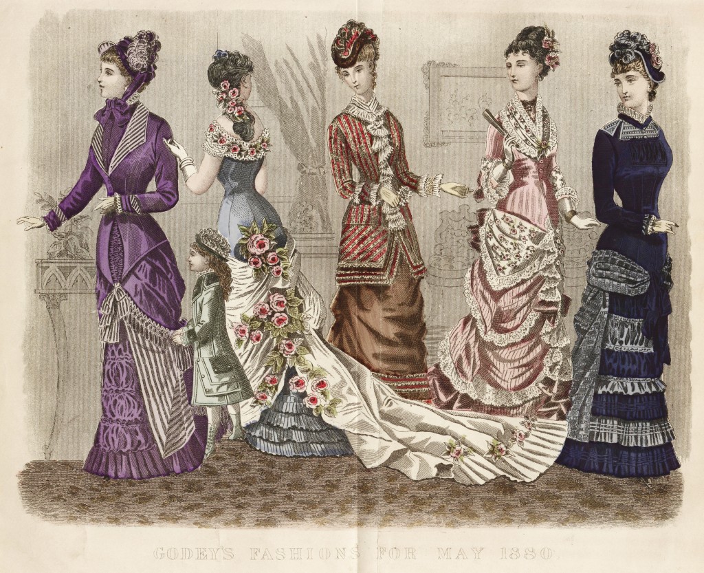 アート・デザイン・音楽 80 Godey's Full-Color Fashion Plates Treasures of the Rare Books Room - Godey's Lady's Book · MPL